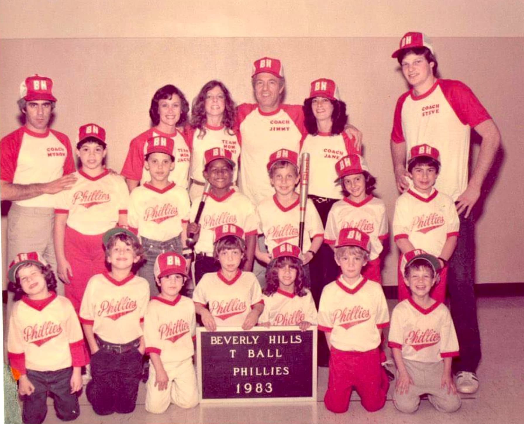 team - Bh Coach Myron Br Br Bh Tea Jac Team Mom Coach Jimmy Phillies Phillies Phillies Phillies Coach Jane Bh Coach Stave Allies Phillies Phillies Phillies Phillies Phillie Phille Phillies Beverly Hills T Ball Phillies 1983 Phillie